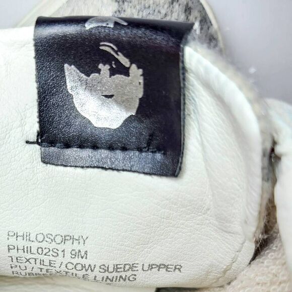 Steve Madden Philosophy NY90 Calf Hair Sneakers Womens Size 8B - Picture 7 of 7